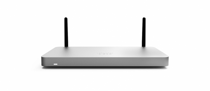 Cisco Meraki MX68W Security & SD-WAN Appliance, Wi-Fi & PoE+